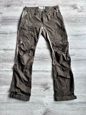 Fjällräven abisco women’s trouser cargo hiking pants. Waist 30”